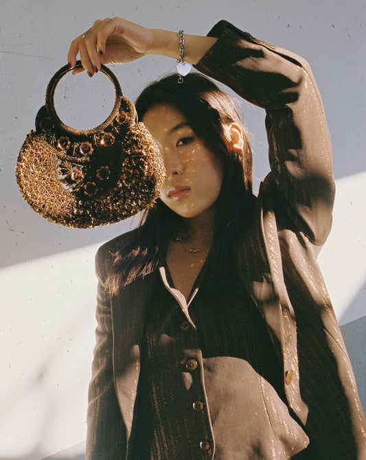 Bronze Glittery 3-Piece Set | 8