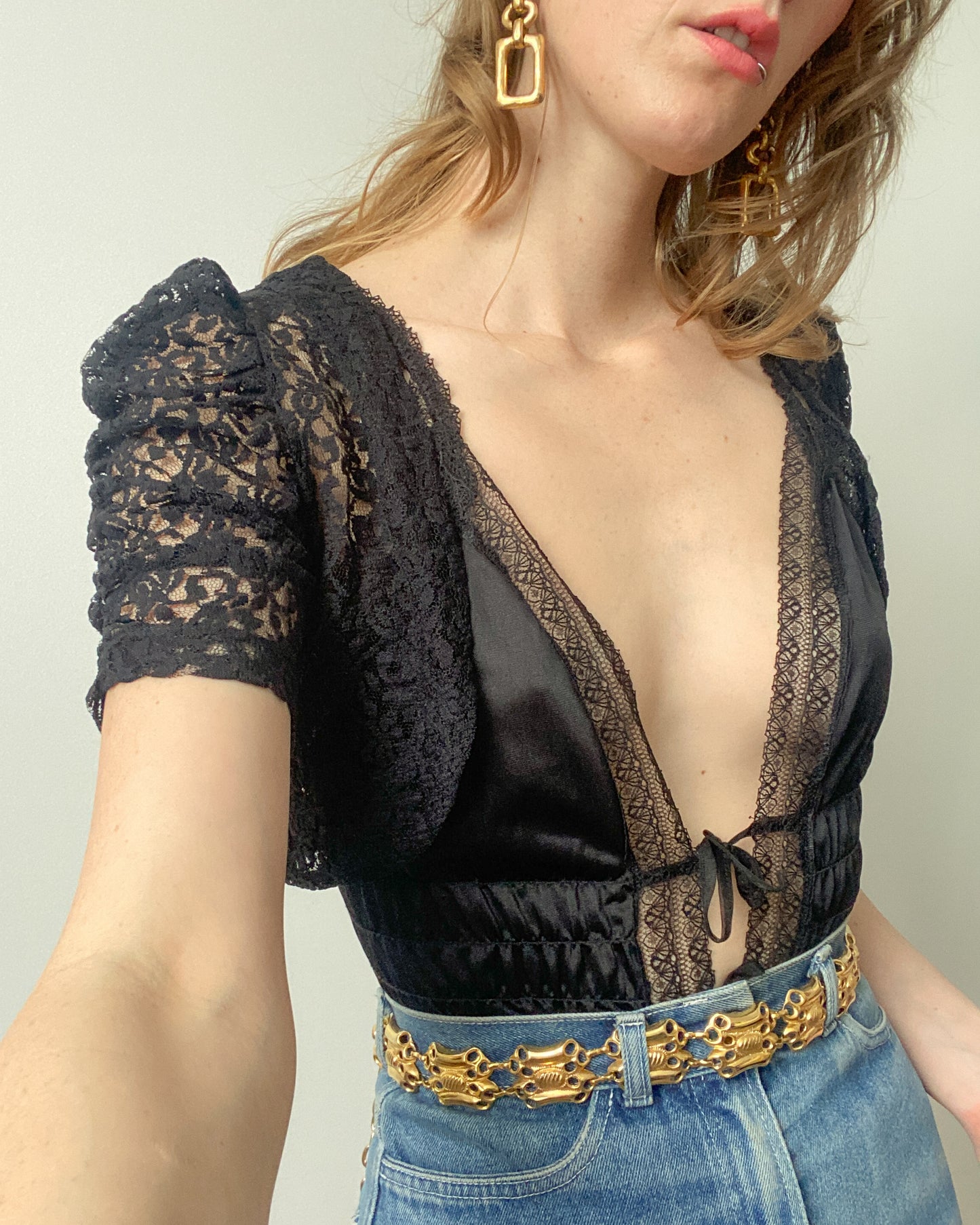Black Lace Bolero | Size XS-S