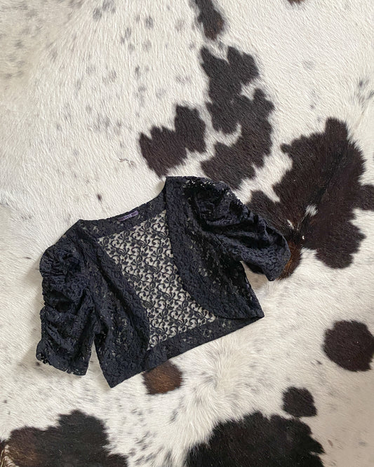 Black Lace Bolero | Size XS-S