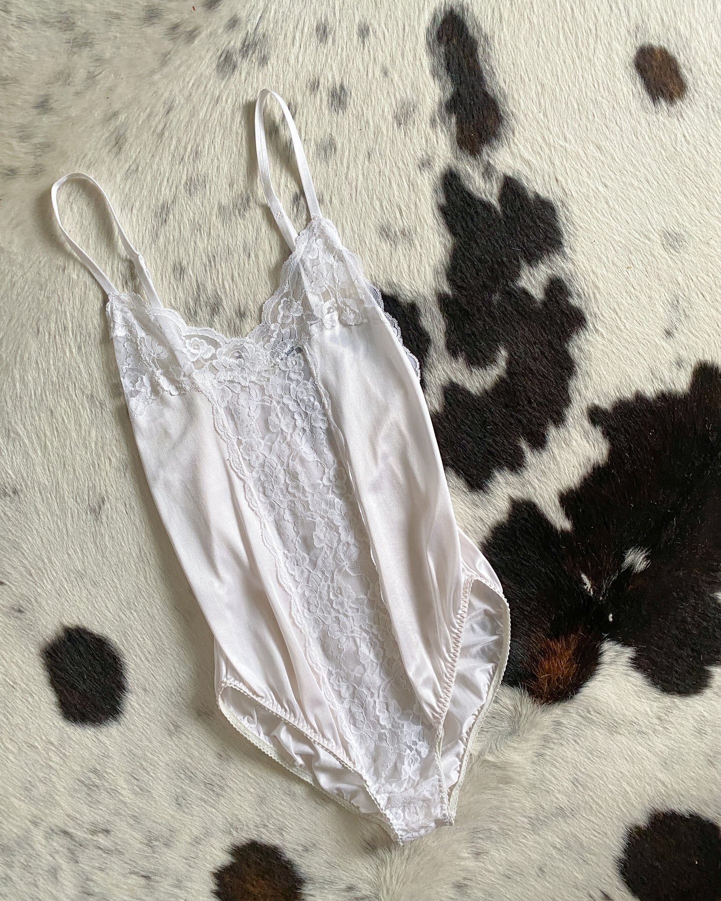 White Lacey Teddy | Size S/M