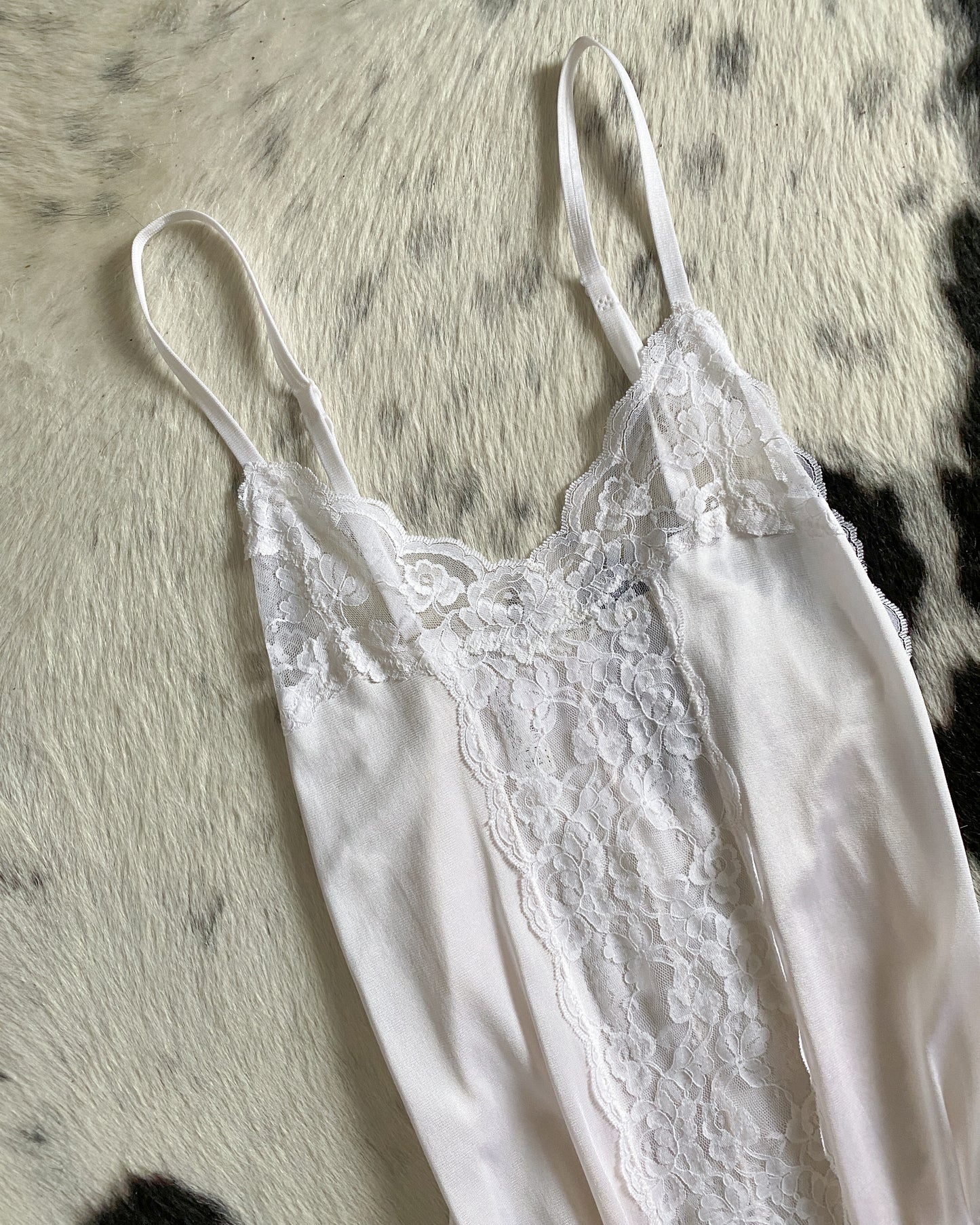 White Lacey Teddy | Size S/M