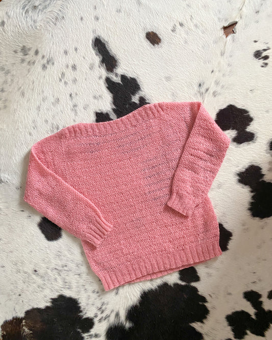 Dusky Pink Knit Sweater | Size M