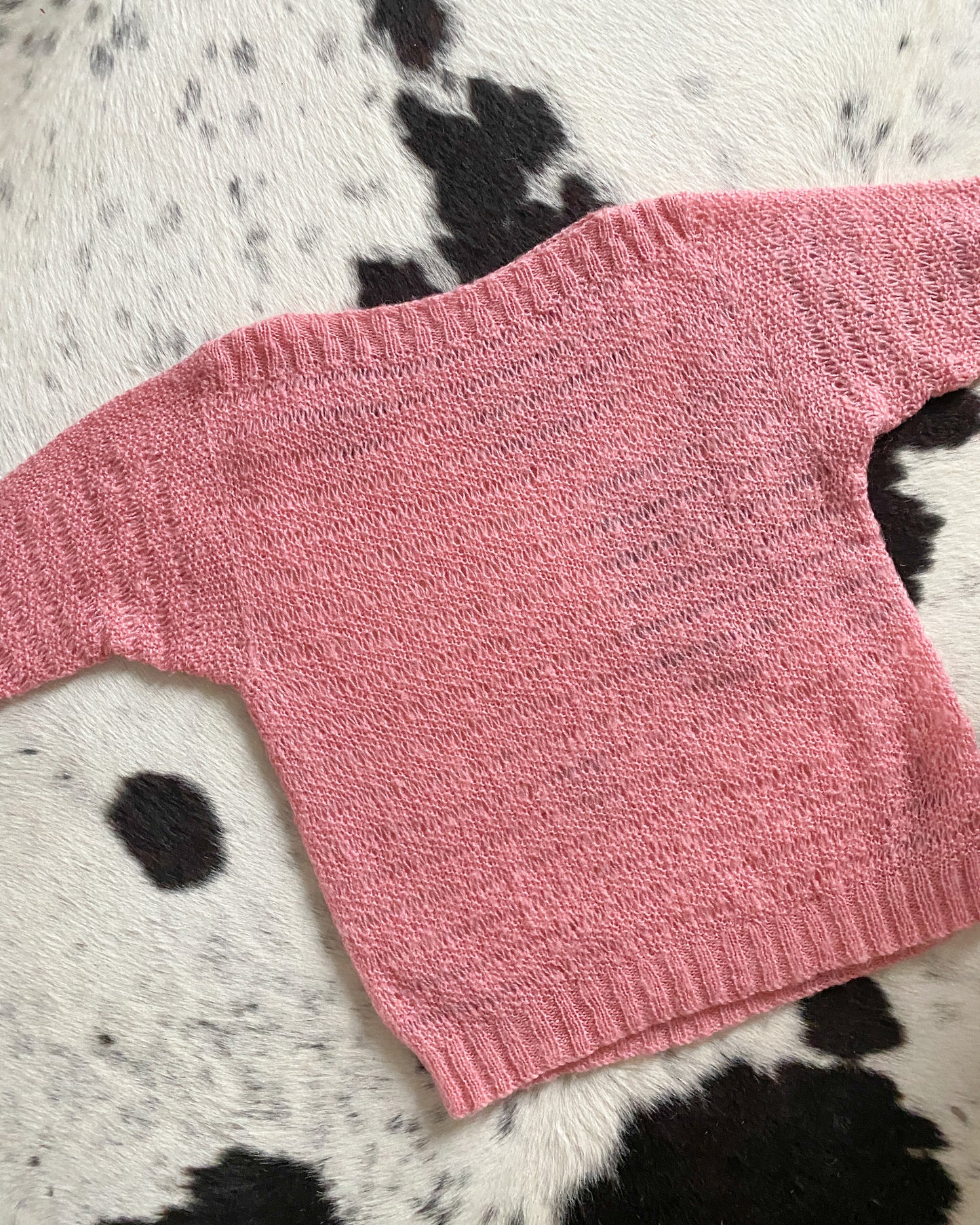 Dusky Pink Knit Sweater | Size M