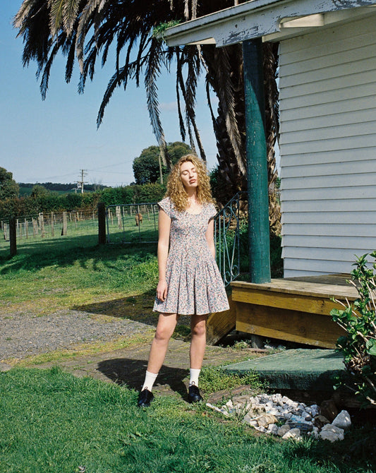 Floral Dress with Princess Waist | 10/12