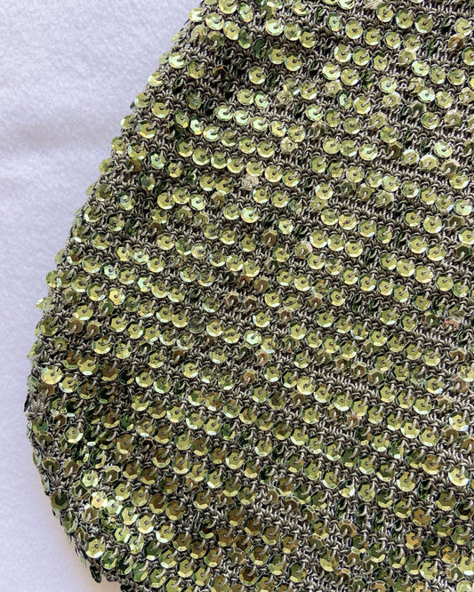 2000s Green Sequin Bag