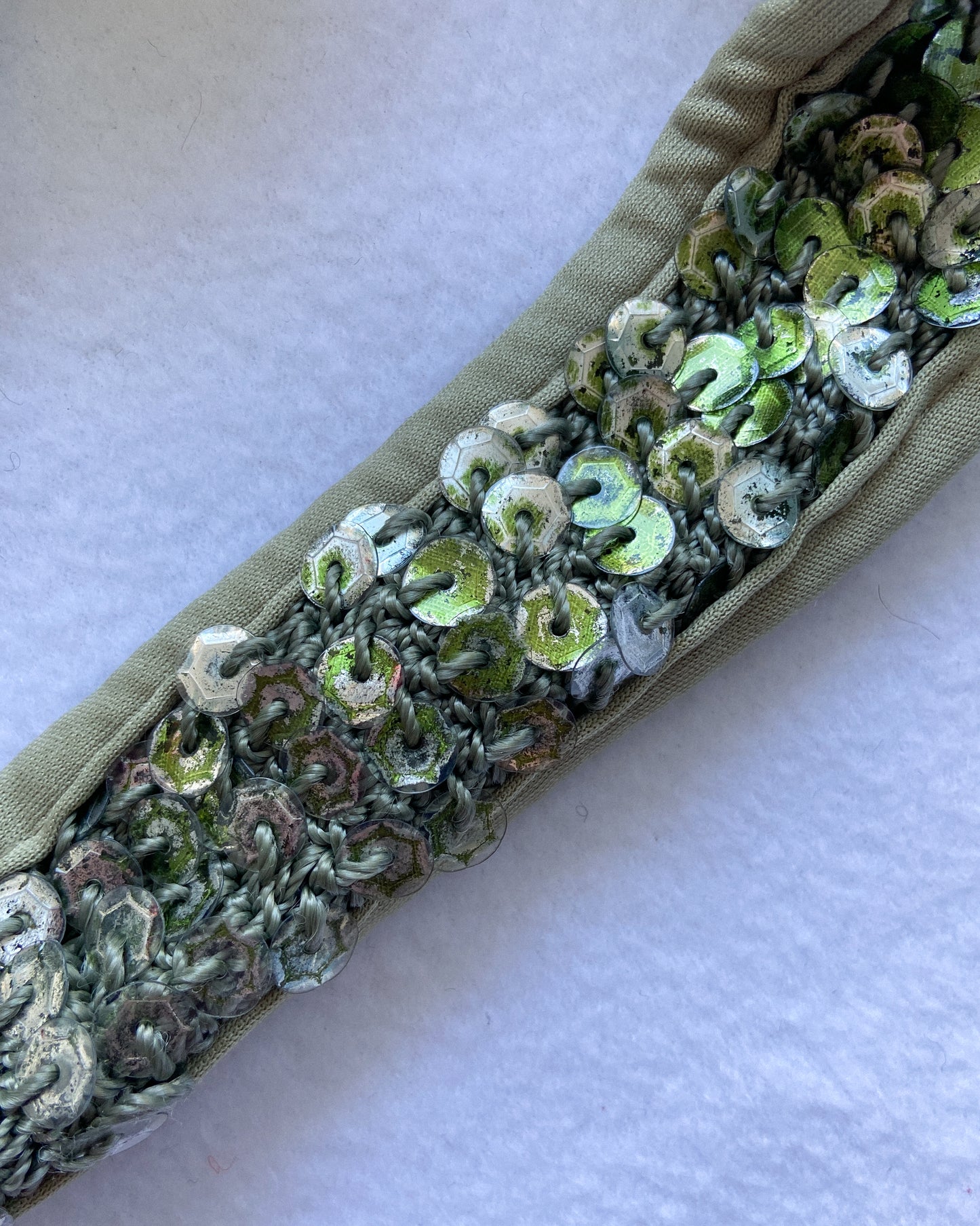 2000s Green Sequin Bag