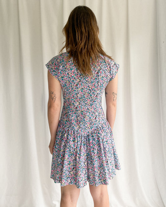 Floral Dress with Princess Waist | 10/12
