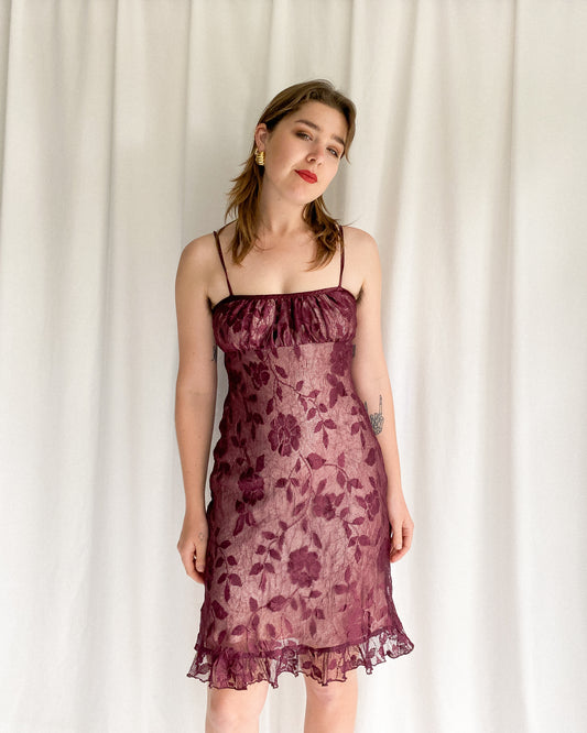 Plum Lace Dress | 8/10
