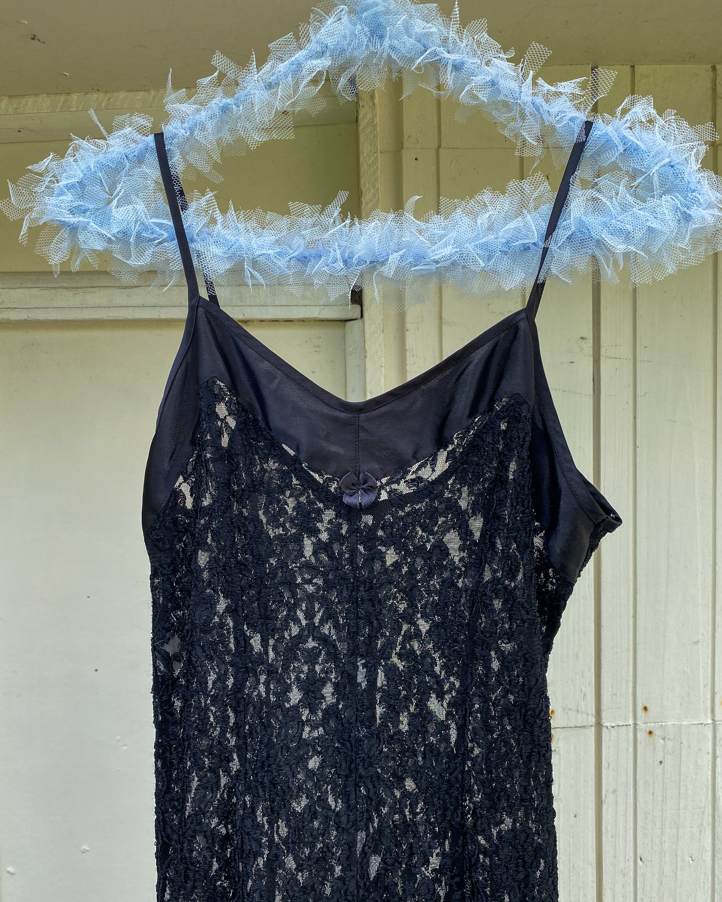 Black Lace Slip Dress | 8/10