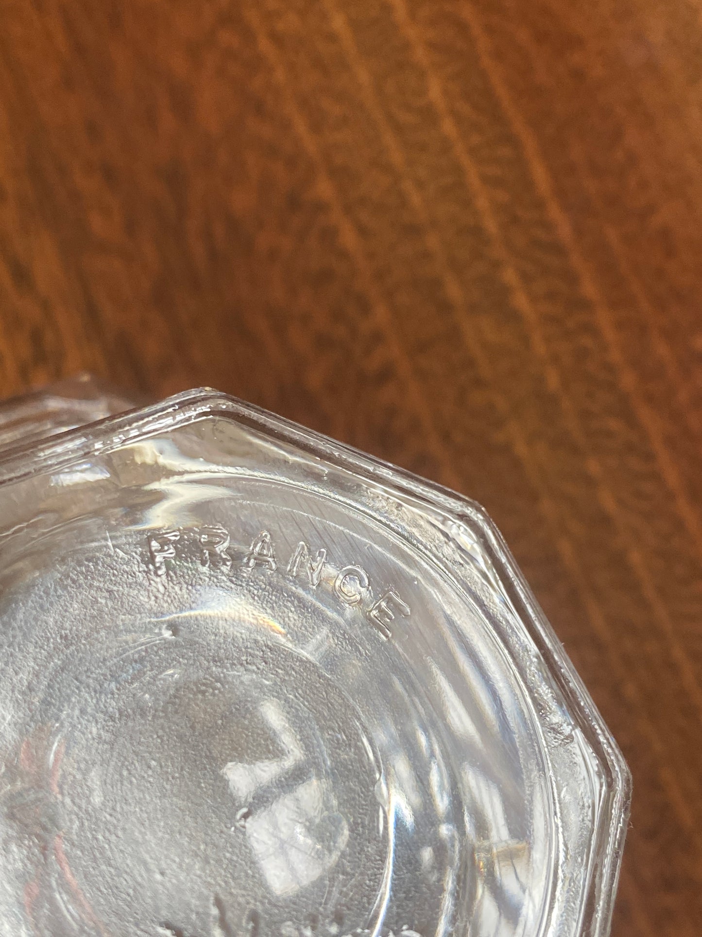 French Glass Candlestick Holders | Set of 2