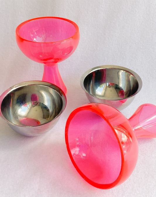 2002 Alessi Big Love Ice Cream Bowls - Made in Italy | Set of 2