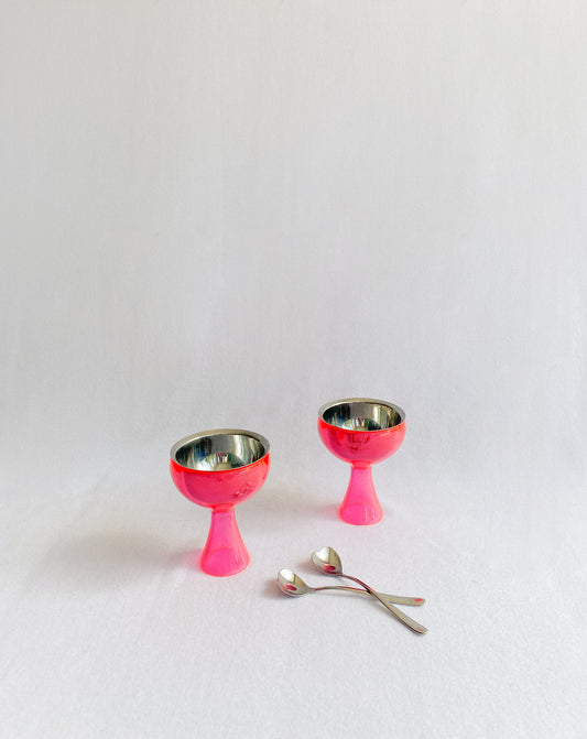 2002 Alessi Big Love Ice Cream Bowls - Made in Italy | Set of 2