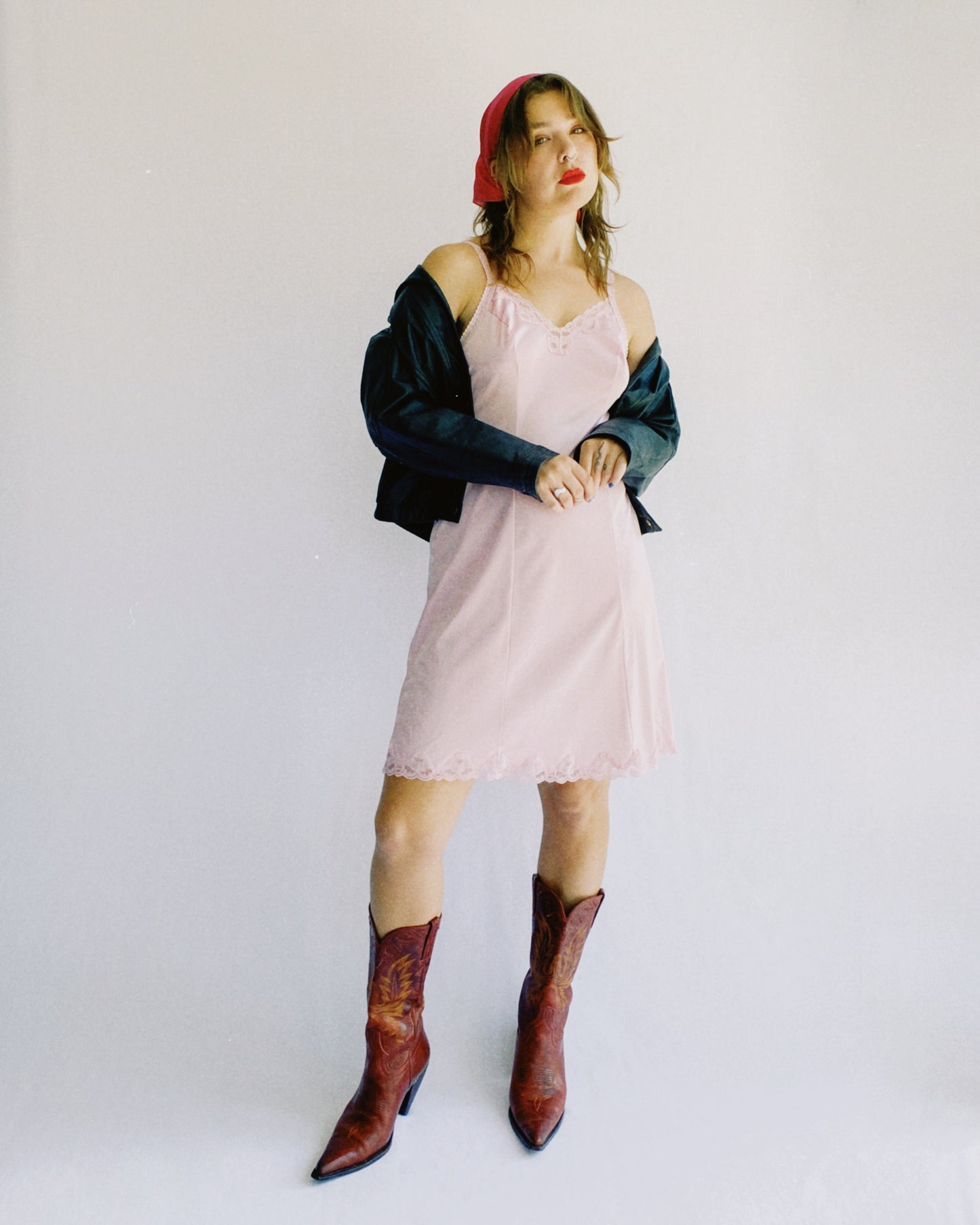 Baby Pink Slip Dress | 10/12