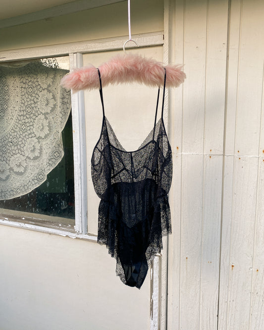 Black Lace Teddy | 12/14