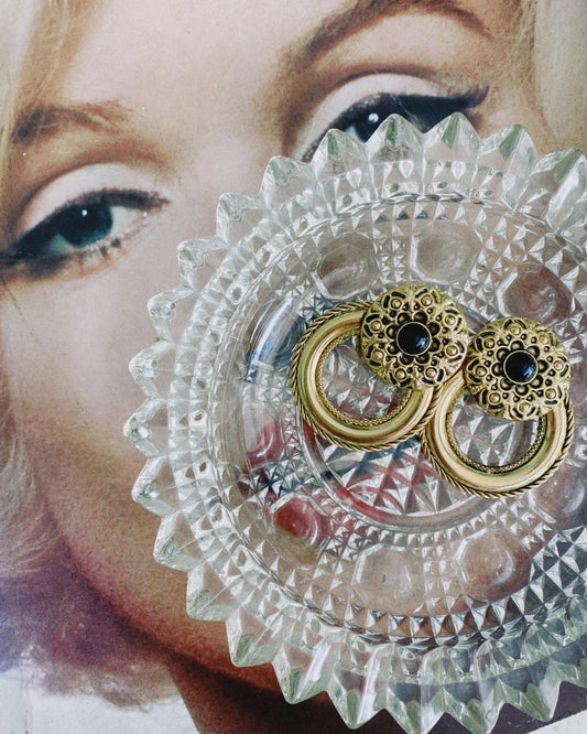 Vintage Gold Clip-on Earrings