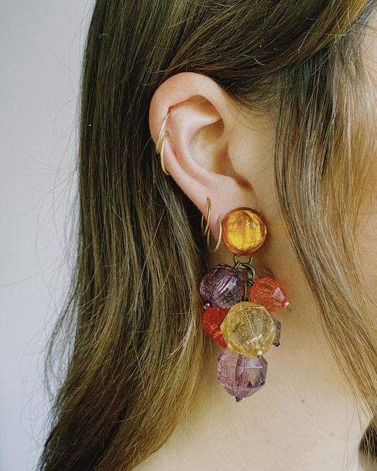 Candy Drop Clip-on Earrings