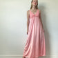 Vintage Pink Maxi Slip Dress | Size S