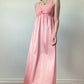 Vintage Pink Maxi Slip Dress | Size S