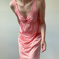 Vintage Pink Maxi Slip Dress | Size S