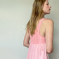 Vintage Pink Maxi Slip Dress | Size S