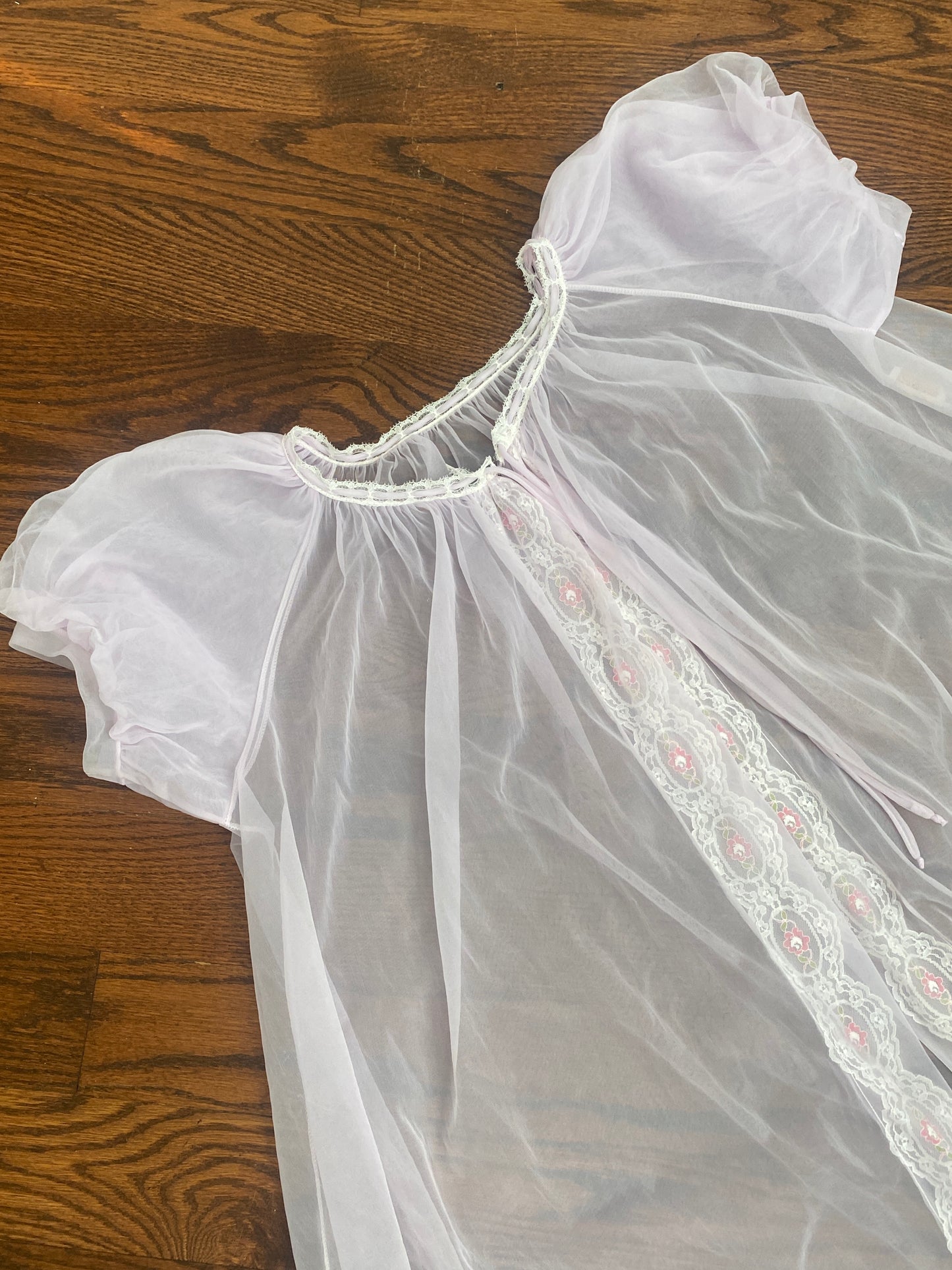 Vintage Lilac Peignoir | Size XS-M