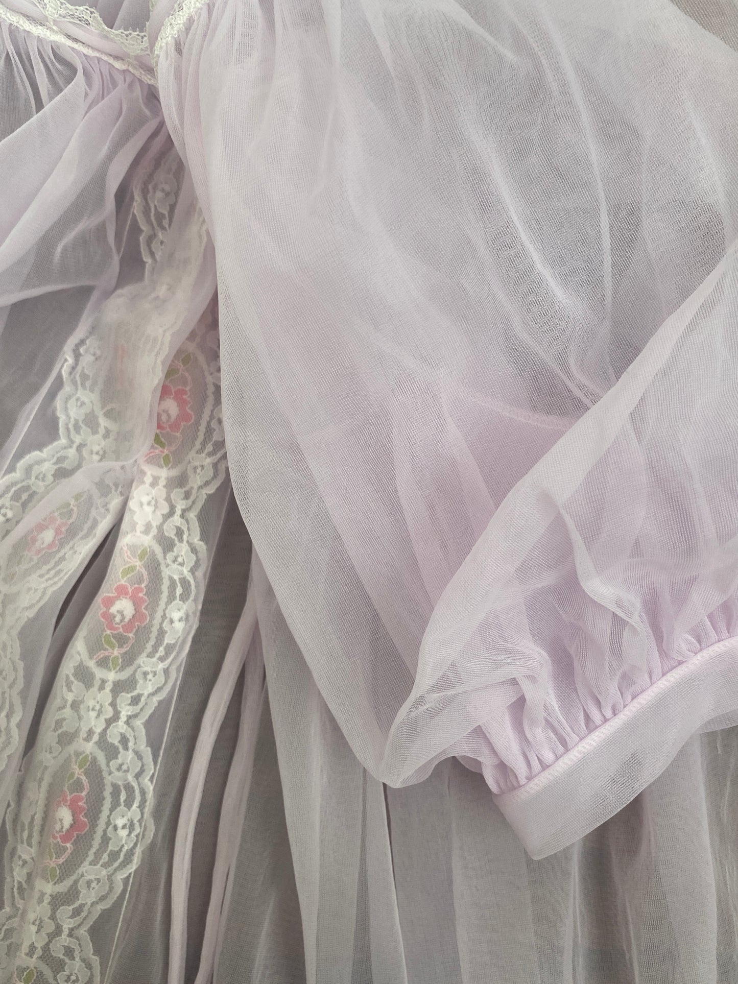 Vintage Lilac Peignoir | Size XS-M