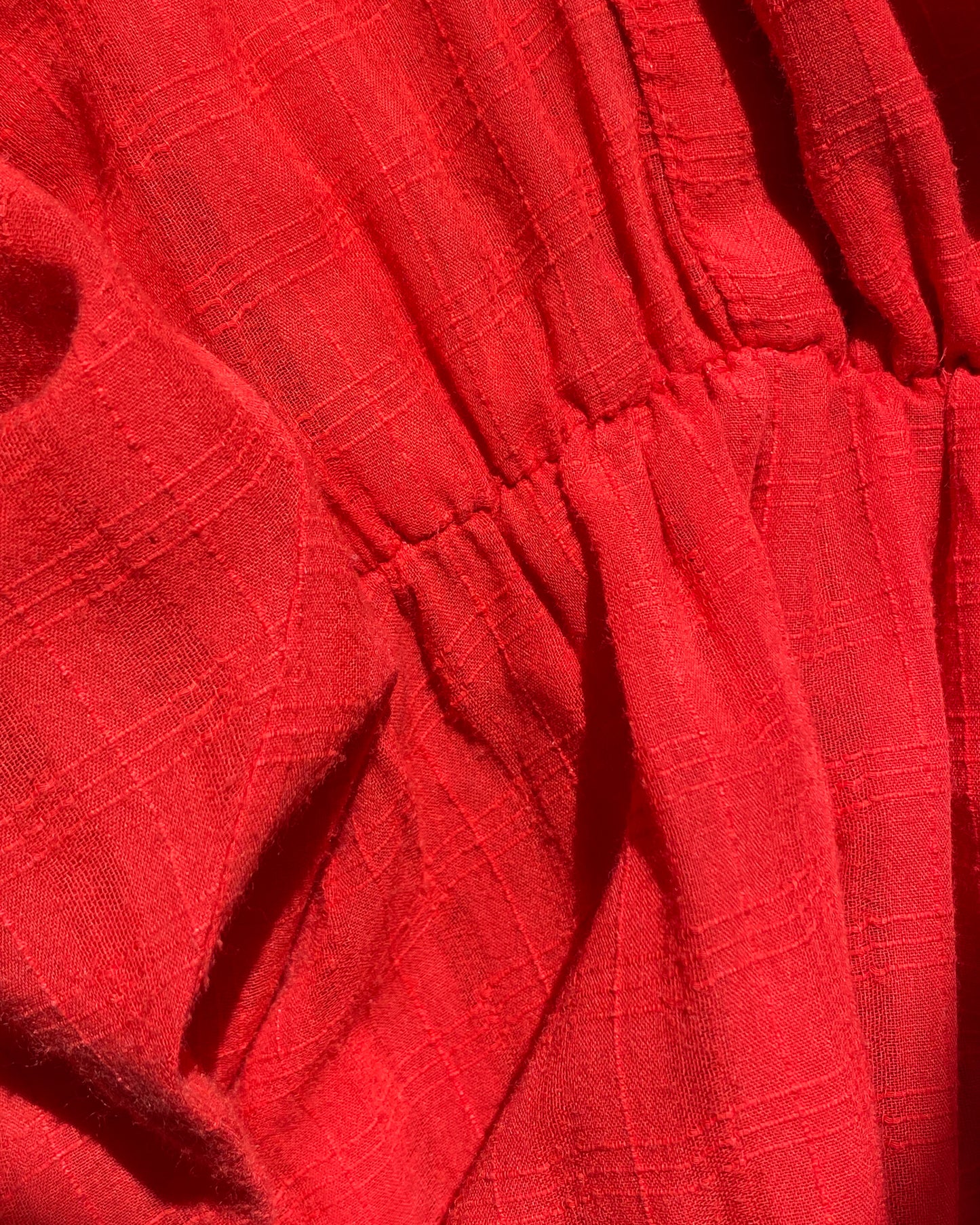 1970s Red Western Dress | 8-10