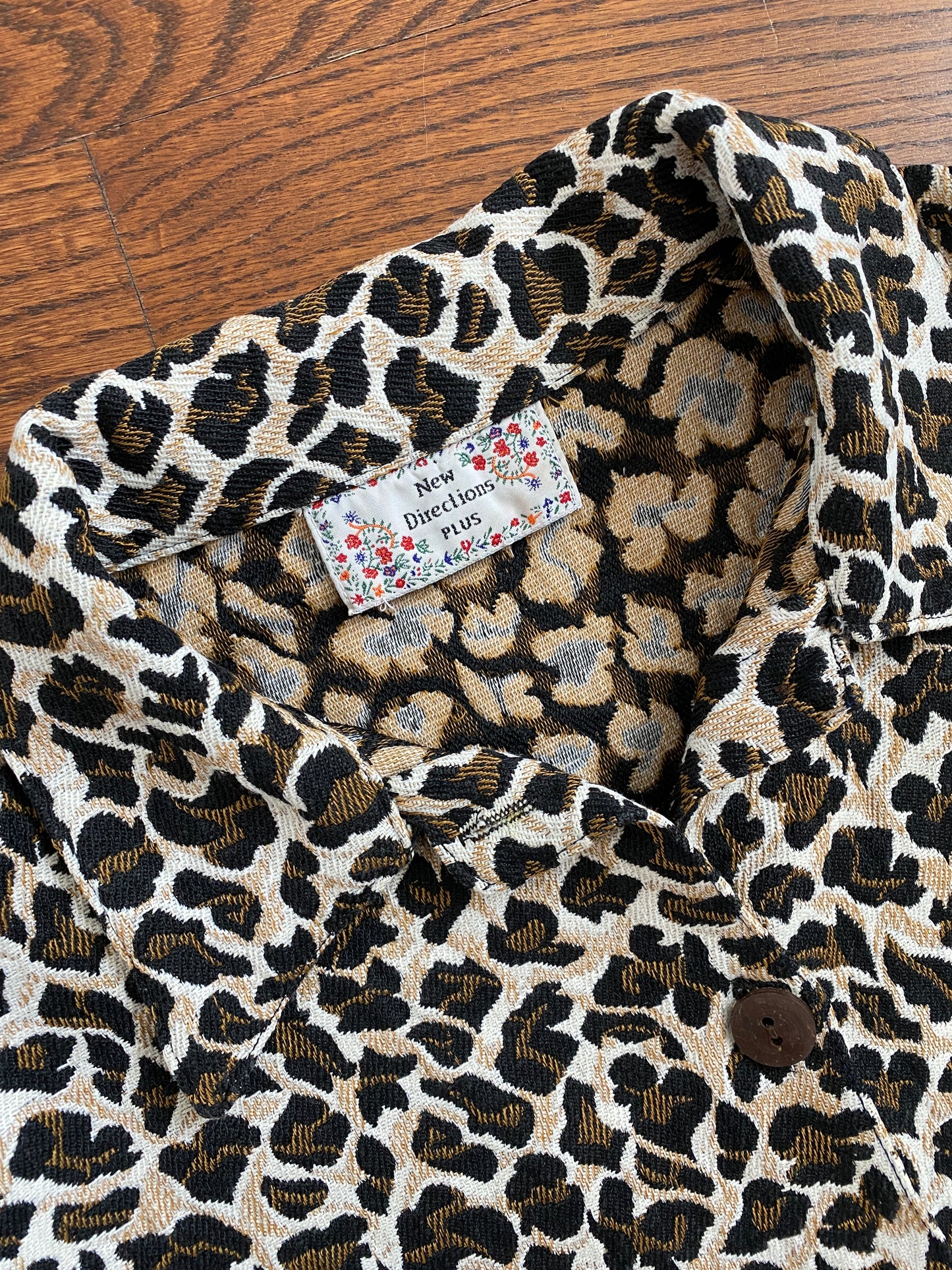 Cheetah Print Tapestry Jacket | Size M-XL