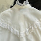 White Lace Rodeo Blouse | Size S