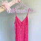 Hot Pink Lace Slip Dress | 8-10