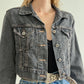 1990s Levi's Silver Tab Cropped Denim Jacket | Size XS-M