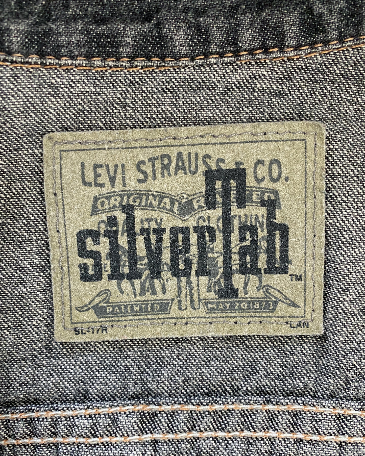 1990s Levi's Silver Tab Cropped Denim Jacket | Size XS-M