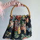 Floral Tapestry Bag with Cane Handle