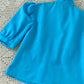 Sky Blue Western Frilly Blouse | Size M