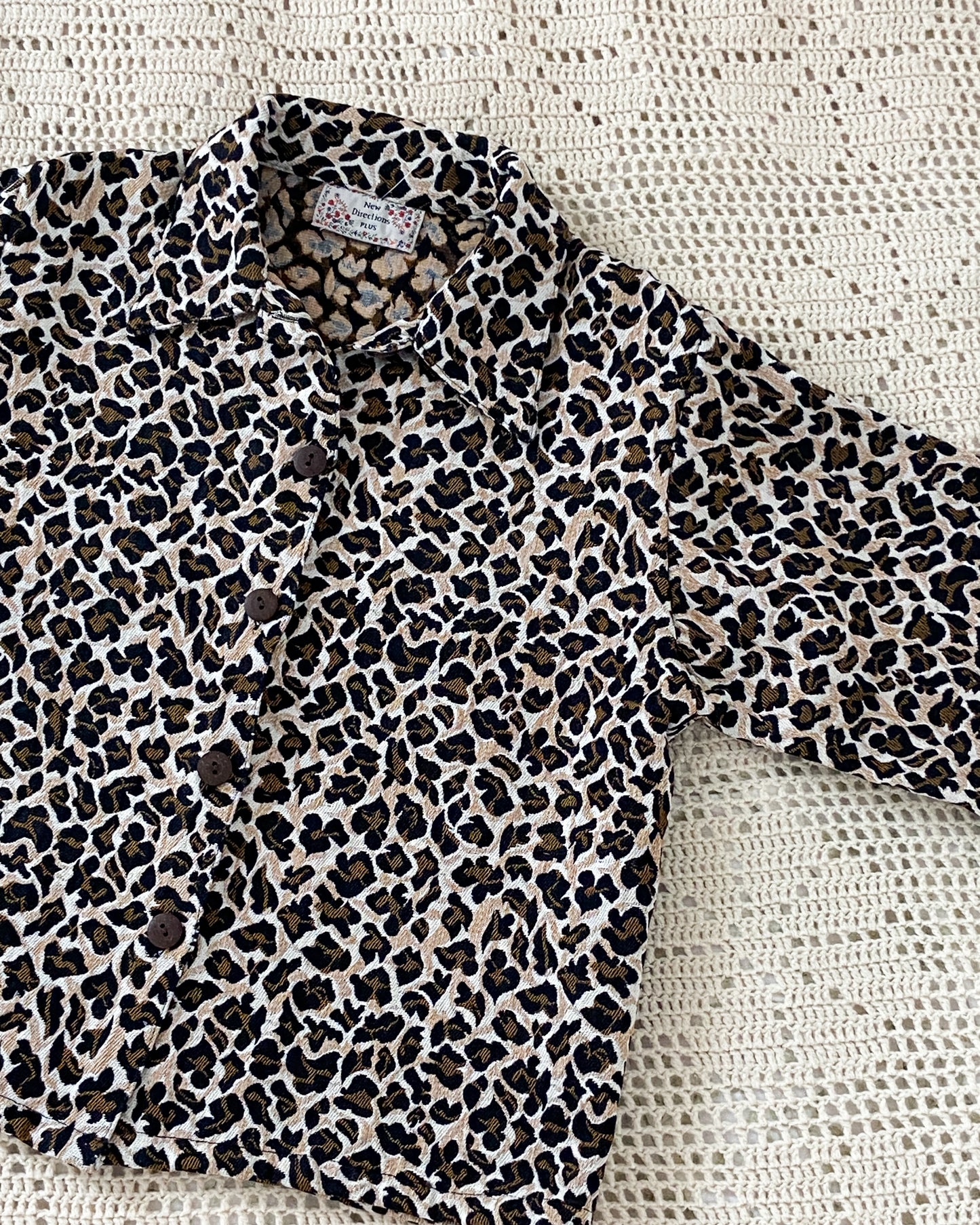 Cheetah Print Tapestry Jacket | Size M-XL