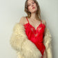 Vintage Red Lace Teddy | Size M/L