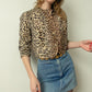 1960s Cheetah Faux Fur Cropped Jacket | Size XS-S