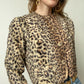 1960s Cheetah Faux Fur Cropped Jacket | Size XS-S