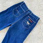 Bootcut Darkwash Denim Jeans | XS