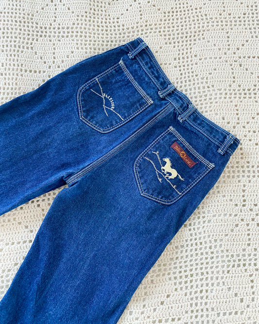 Bootcut Darkwash Denim Jeans | XS