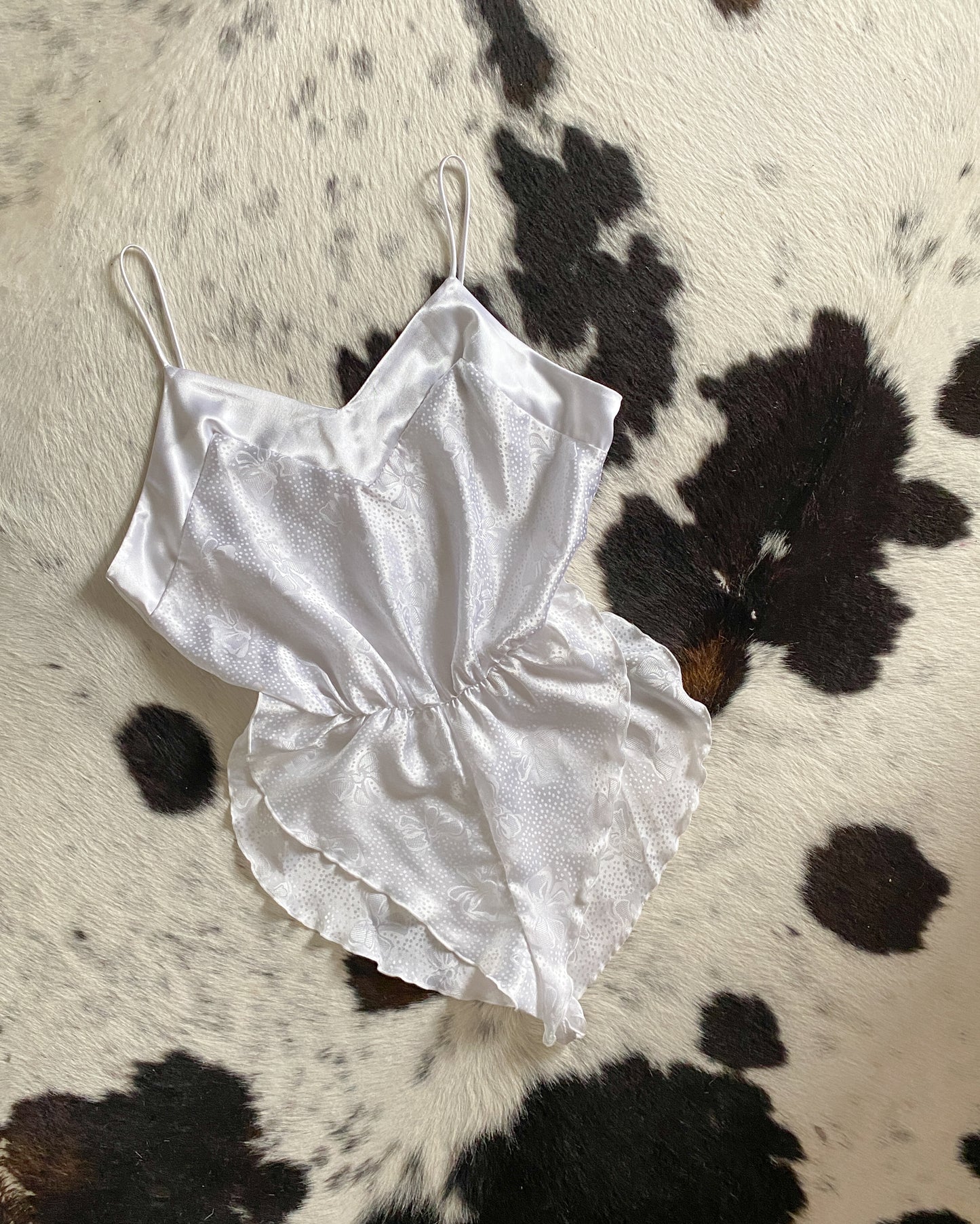 Vintage 'Jessica' White Teddy | Size M