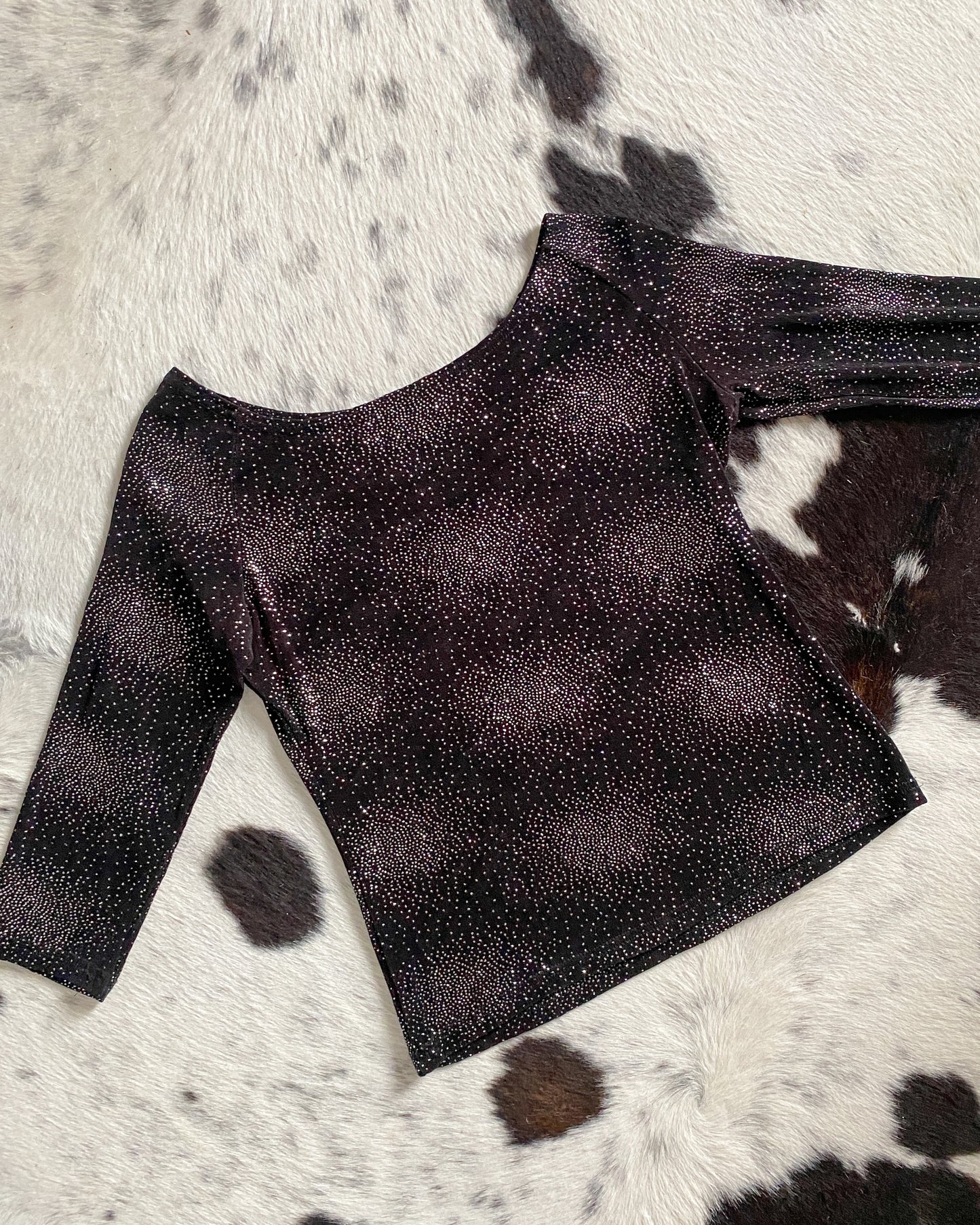 2000s Glittery Top | Size L