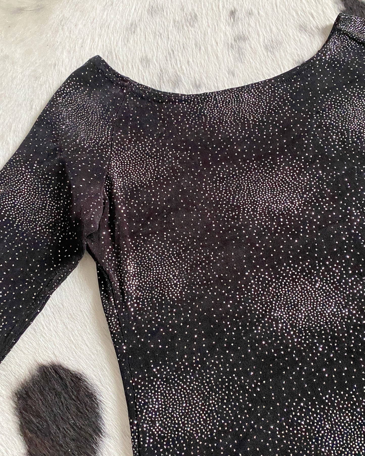 2000s Glittery Top | Size L