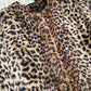 1960s Cheetah Faux Fur Cropped Jacket | Size XS-S