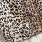 1960s Cheetah Faux Fur Cropped Jacket | Size XS-S