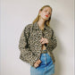 Cheetah Print Tapestry Jacket | Size M-XL