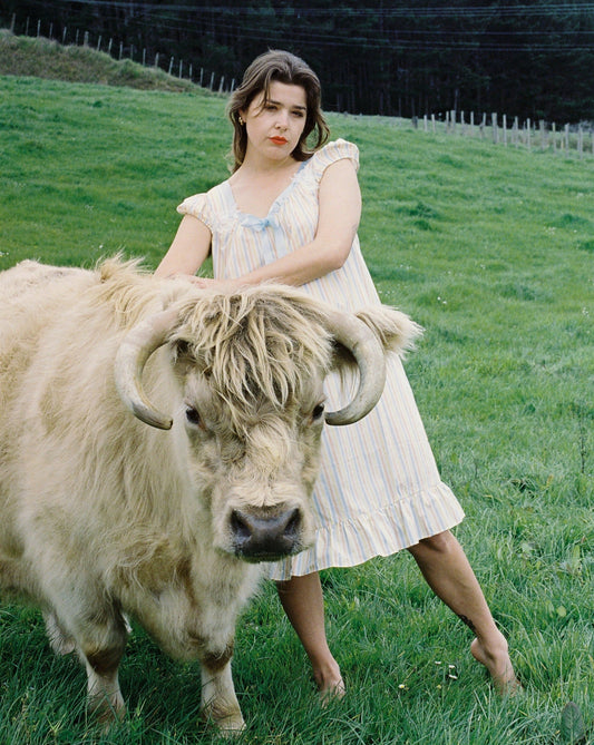 1980s Pastel Striped Dress | 14