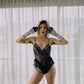 Black Lace Teddy | 12/14