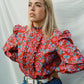 1970s Floral Sears Blouse | 8