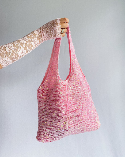 2000s Pink Sequin Bag